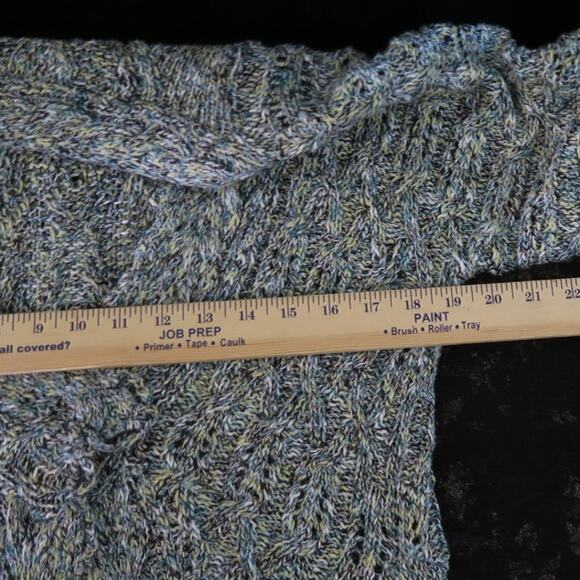 Anthropologie Moth Sweater Cardigan Knit Multicolor Green Yellow Whimsigoth Boho - Picture 13 of 13